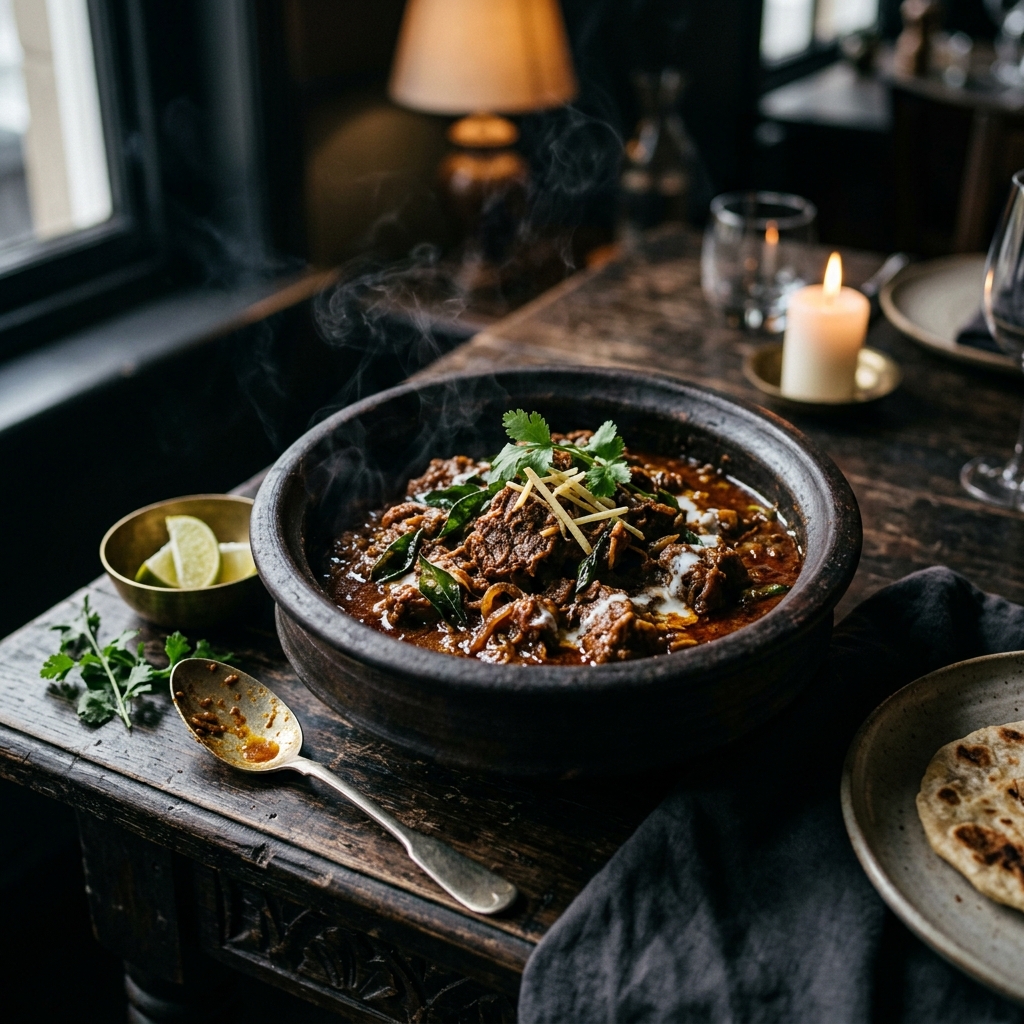 Smoked Claypot Mutton Curry